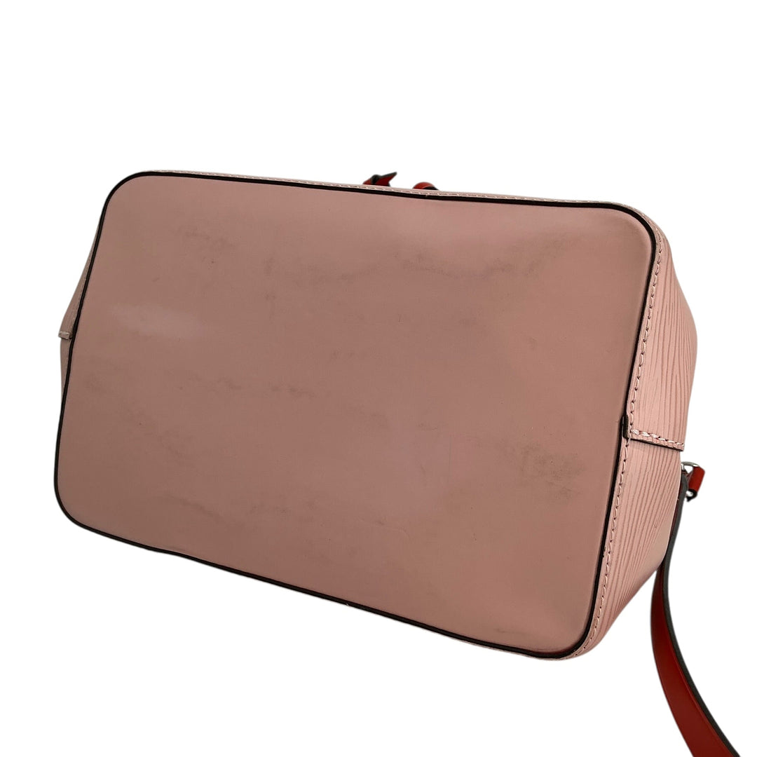 Louis Vuitton Epi NeoNoe MM Bucket Bag Pink Red