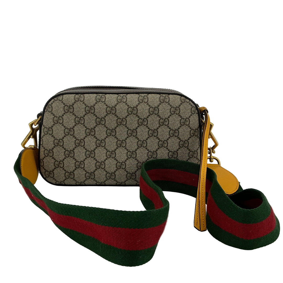 Gucci GG Supreme Monogram Web Neo Vintage Shoulder Bag – Beige / New Acero Crop