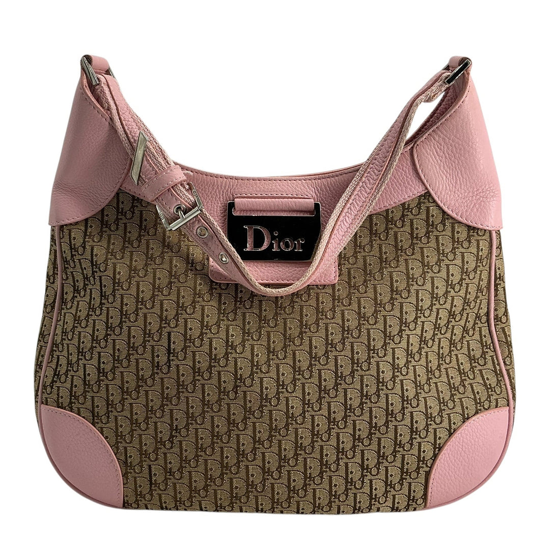 Christian Dior Diorissimo Street Chic Vintage Shoulder Bag Pink