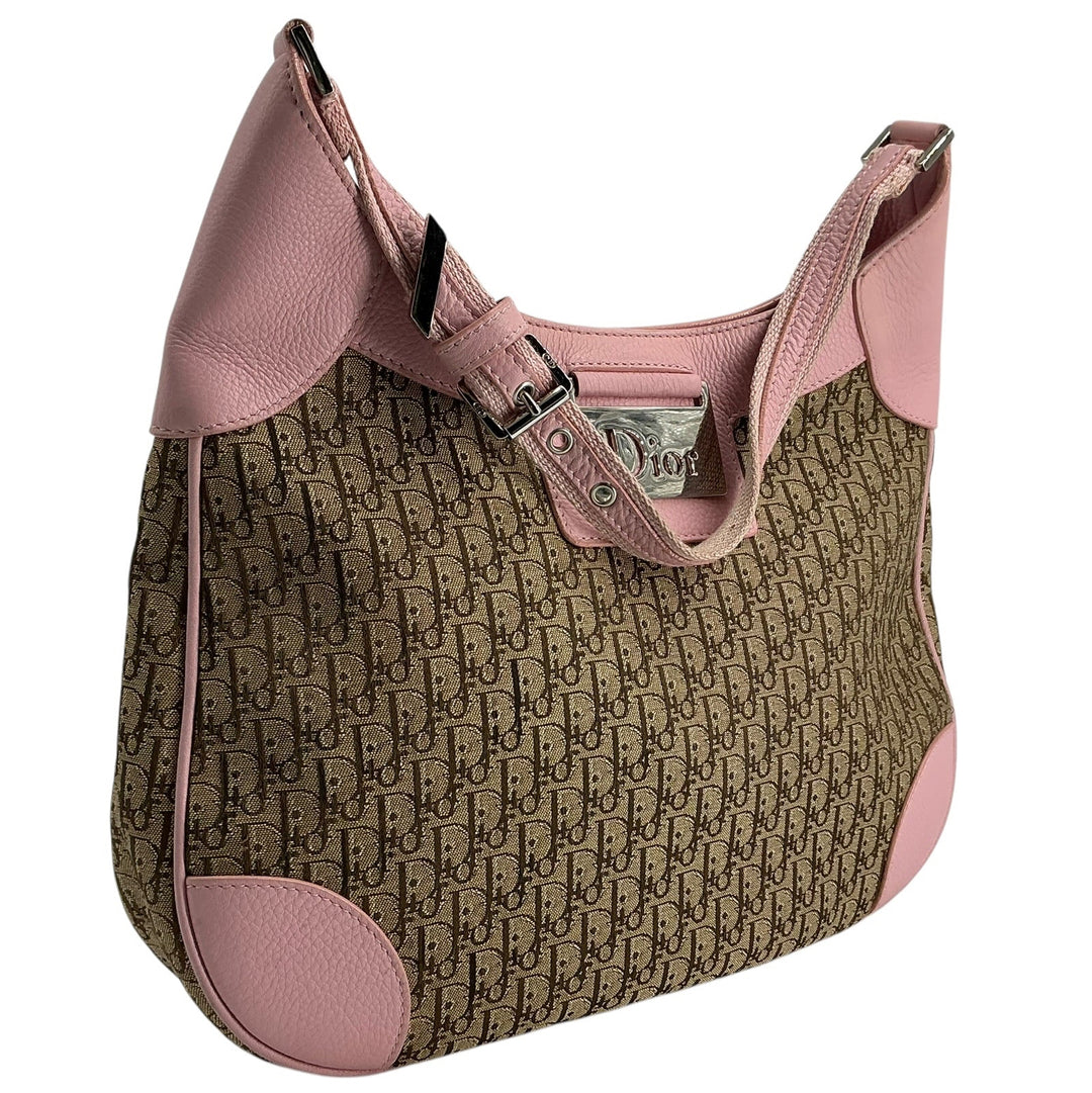 Christian Dior Diorissimo Street Chic Vintage Shoulder Bag Pink