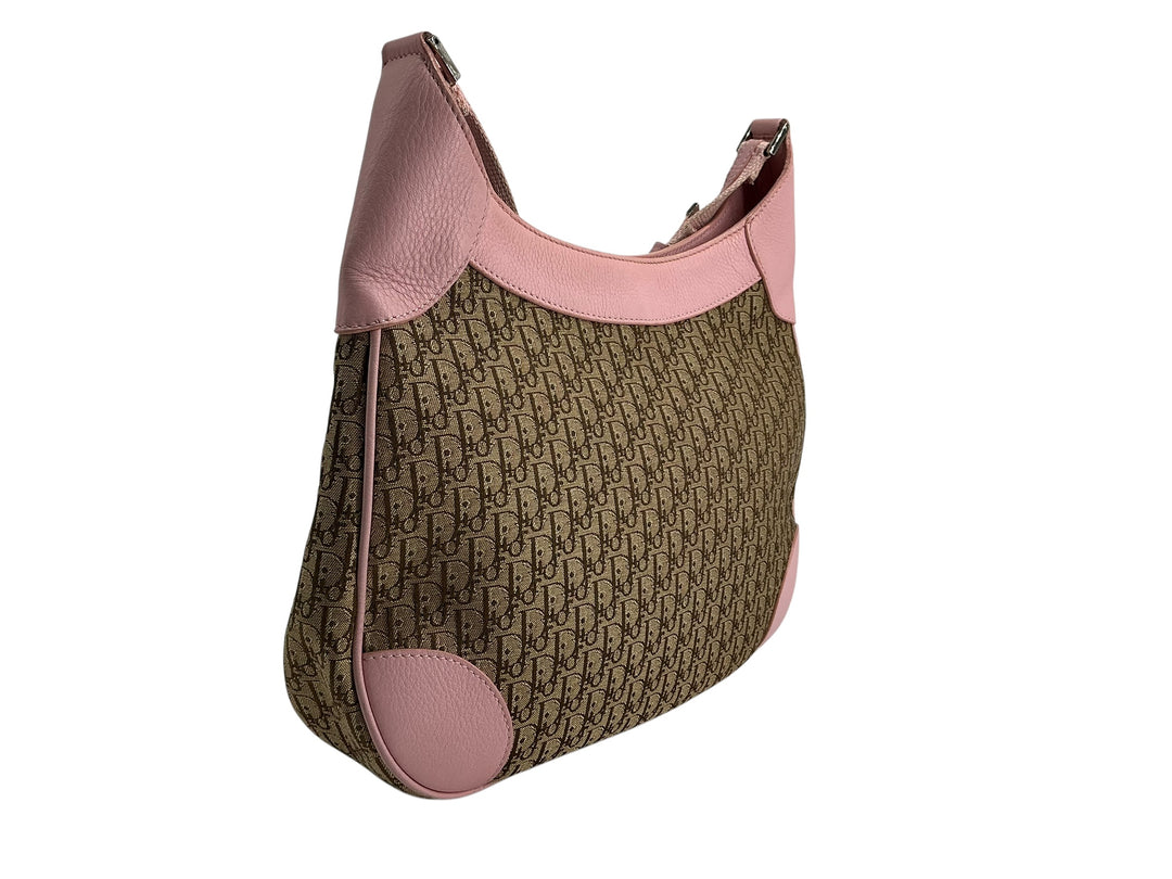 Christian Dior Diorissimo Street Chic Vintage Shoulder Bag Pink