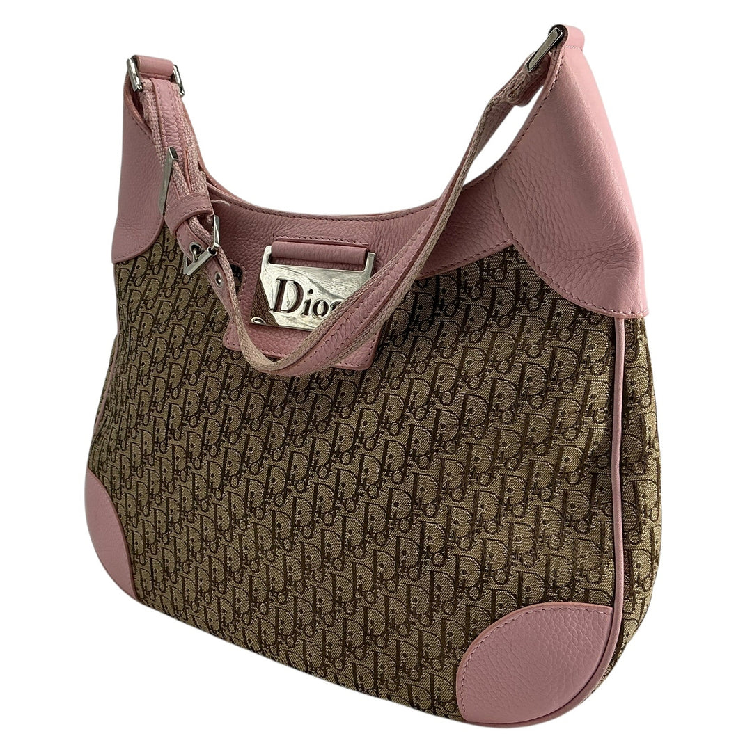 Christian Dior Diorissimo Street Chic Vintage Shoulder Bag Pink