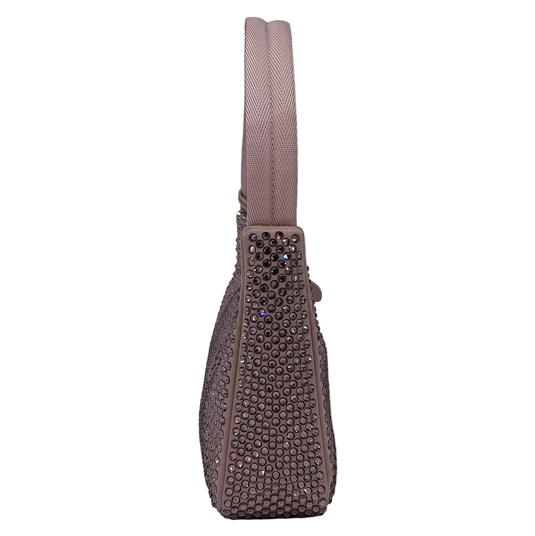 Prada Satin Crystal Mini Re-Edition 2000 Bag – Alabastro