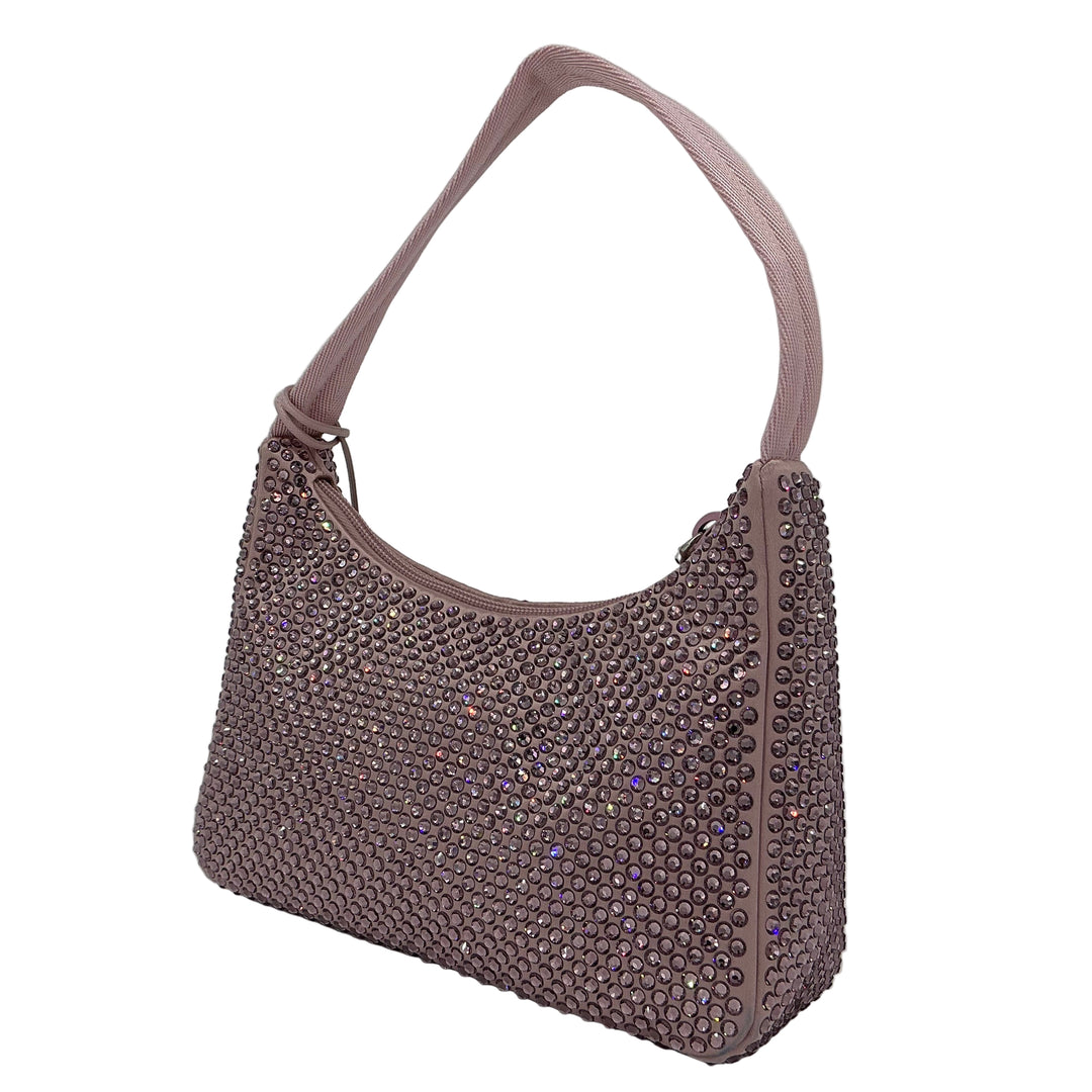 Prada Satin Crystal Mini Re-Edition 2000 Bag – Alabastro