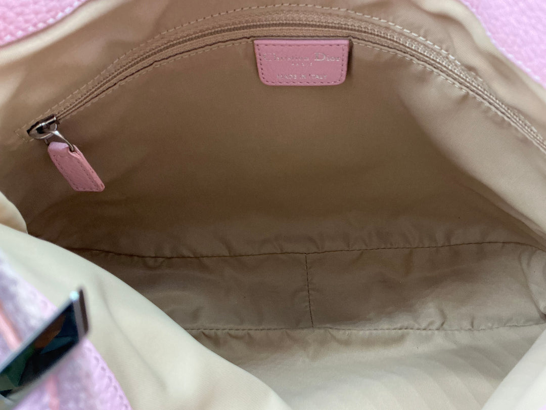 Christian Dior Diorissimo Street Chic Vintage Shoulder Bag Pink