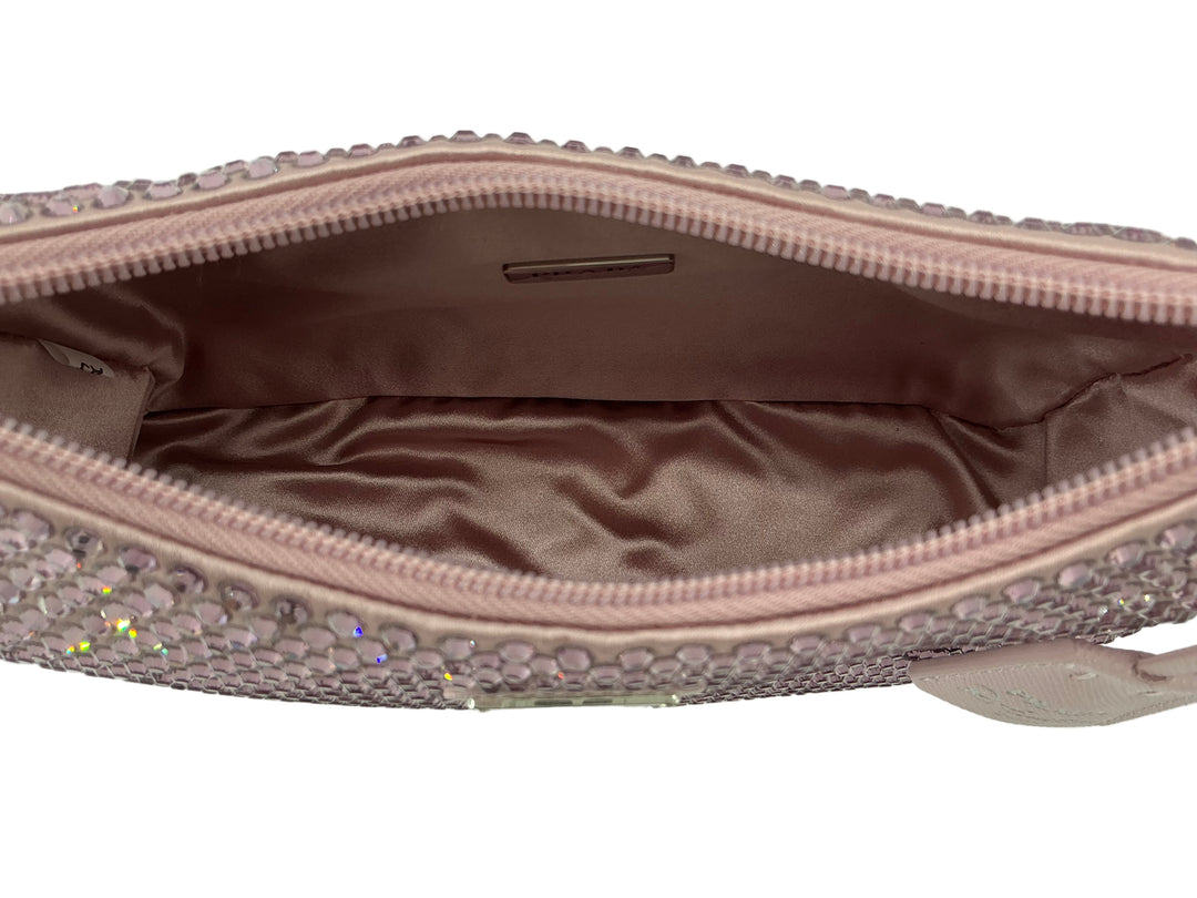 Prada Satin Crystal Mini Re-Edition 2000 Bag – Alabastro