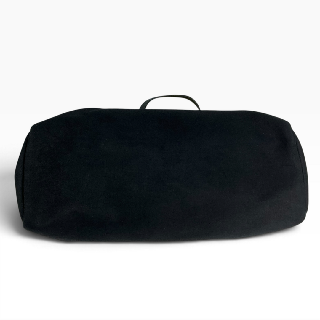 Hermès Herbag Cabas MM black toile base condition