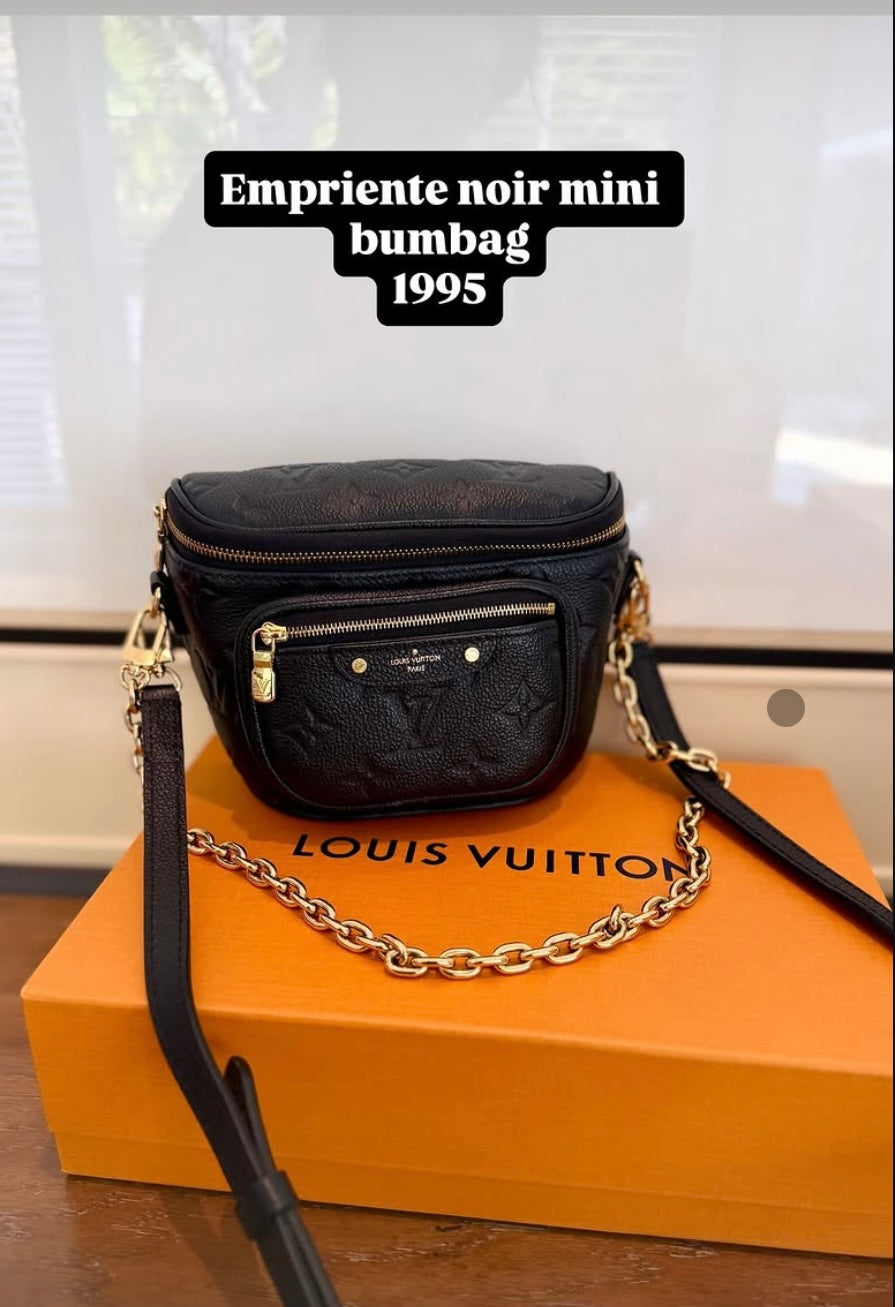 LV Black Mini Bumbag
