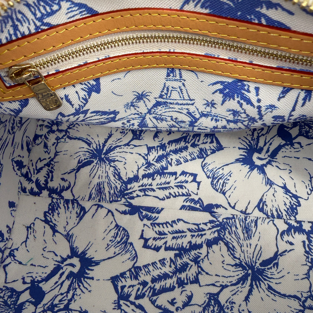 Louis Vuitton Monogram Tiles By The Pool Speedy Bandoulière 25 Lagoon Blue