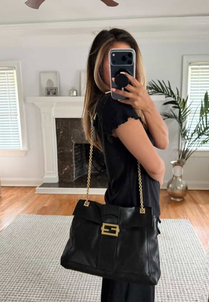 Fendi Black Tote