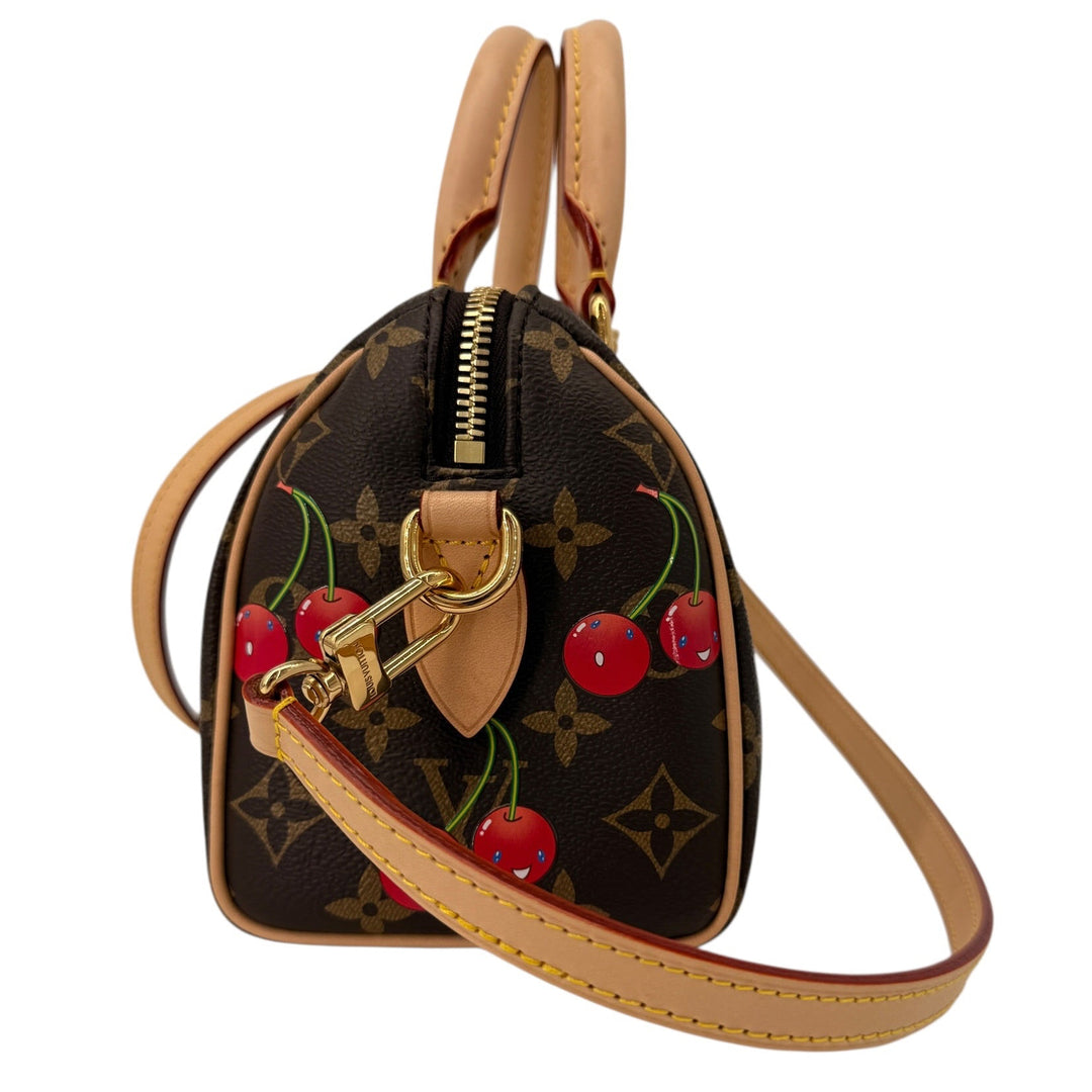 Louis Vuitton x Takashi Murakami Monogram Cerises Speedy Bandoulière 20