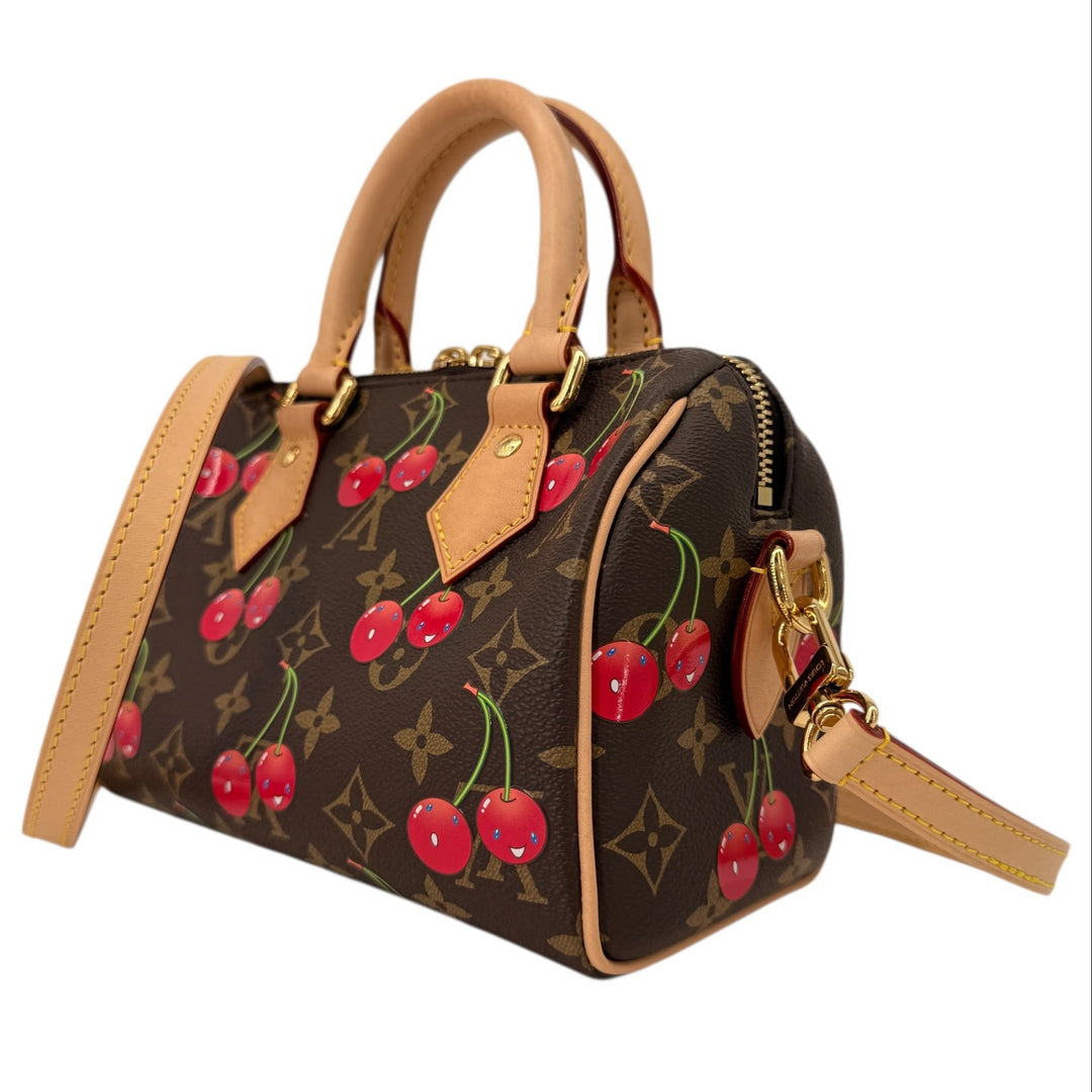 Louis Vuitton x Takashi Murakami Monogram Cerises Speedy Bandoulière 20
