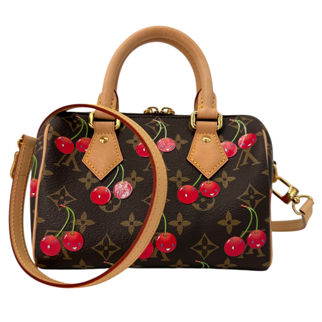 Louis Vuitton x Takashi Murakami Monogram Cerises Speedy Bandoulière 20