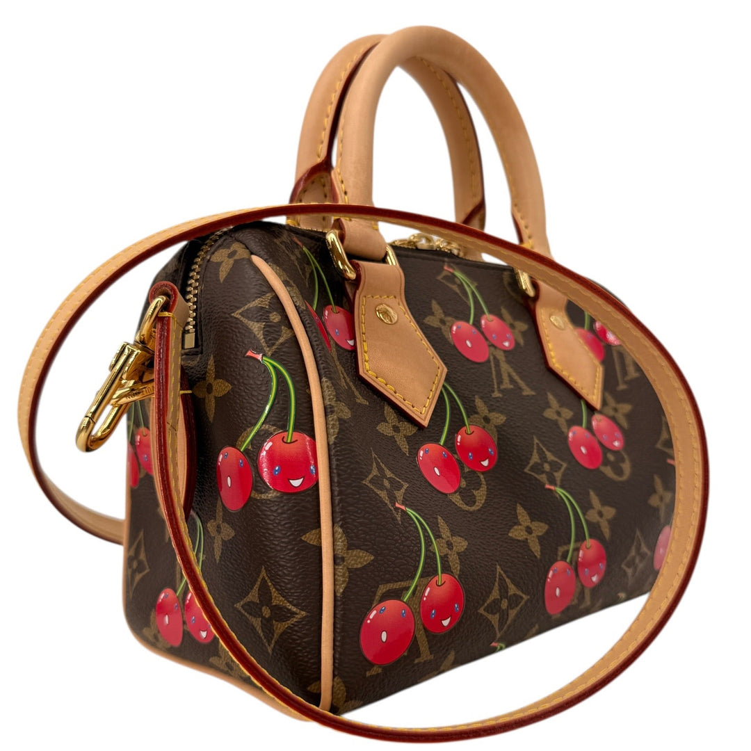 Louis Vuitton x Takashi Murakami Monogram Cerises Speedy Bandoulière 20