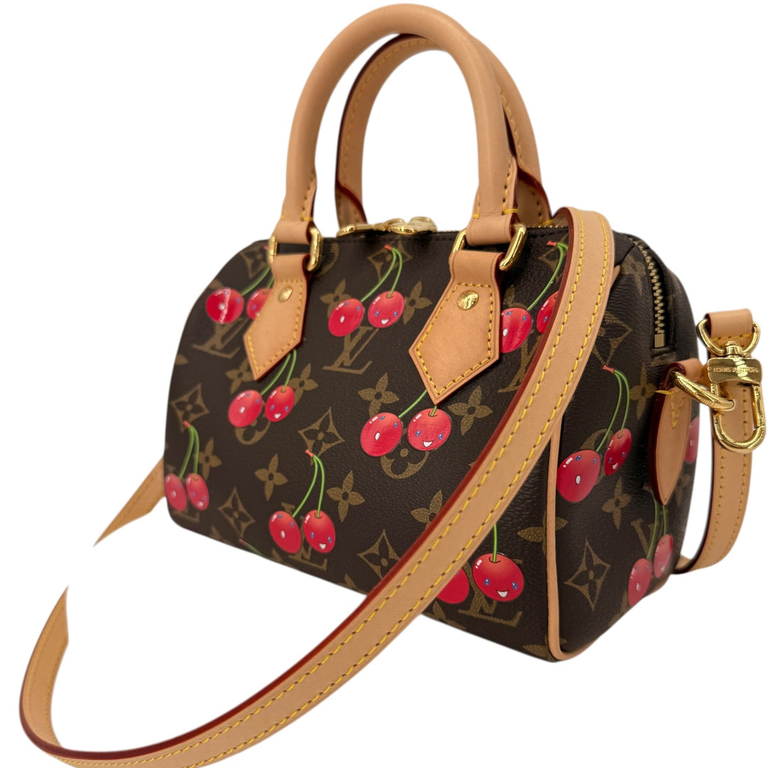 Louis Vuitton x Takashi Murakami Monogram Cerises Speedy Bandoulière 20