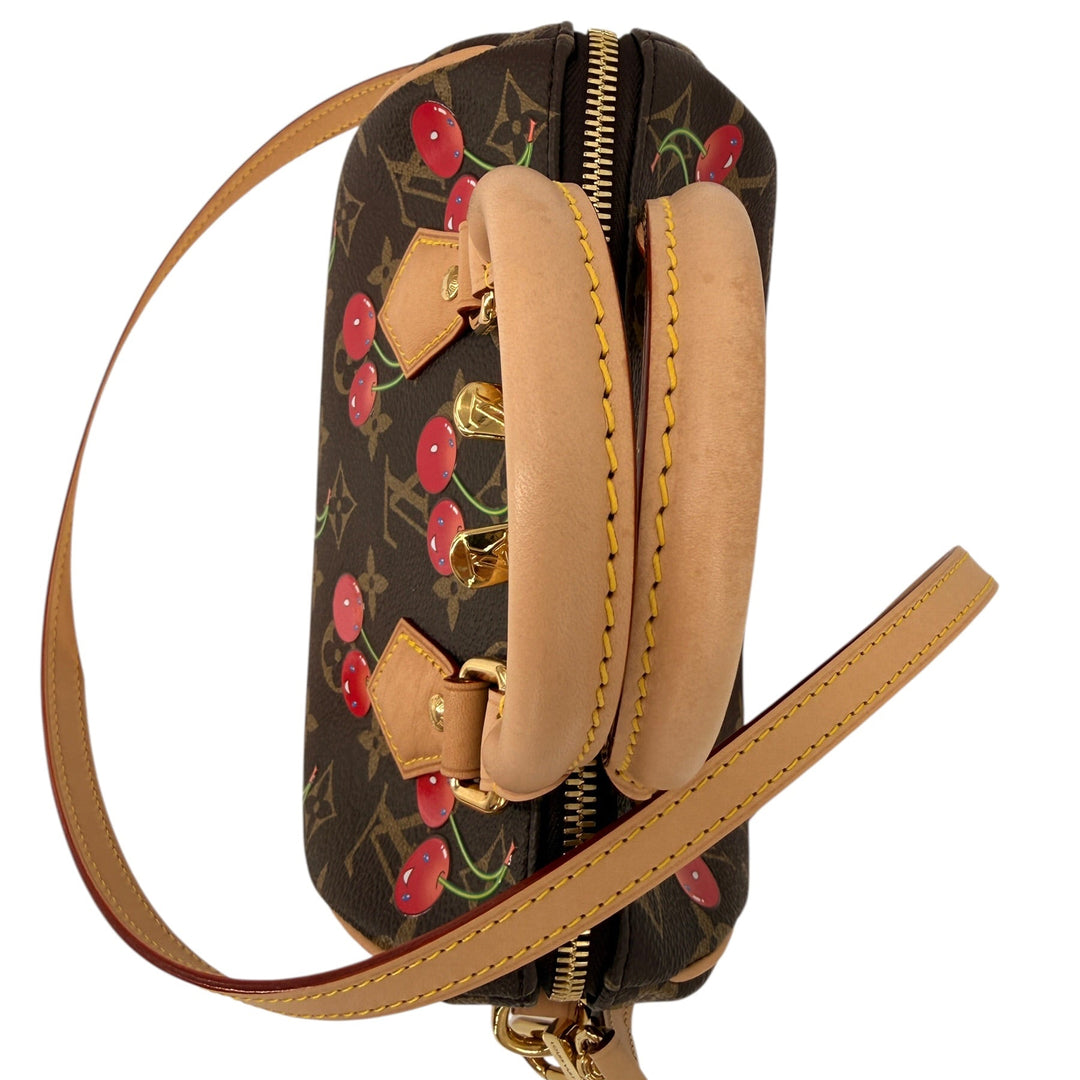 Louis Vuitton x Takashi Murakami Monogram Cerises Speedy Bandoulière 20