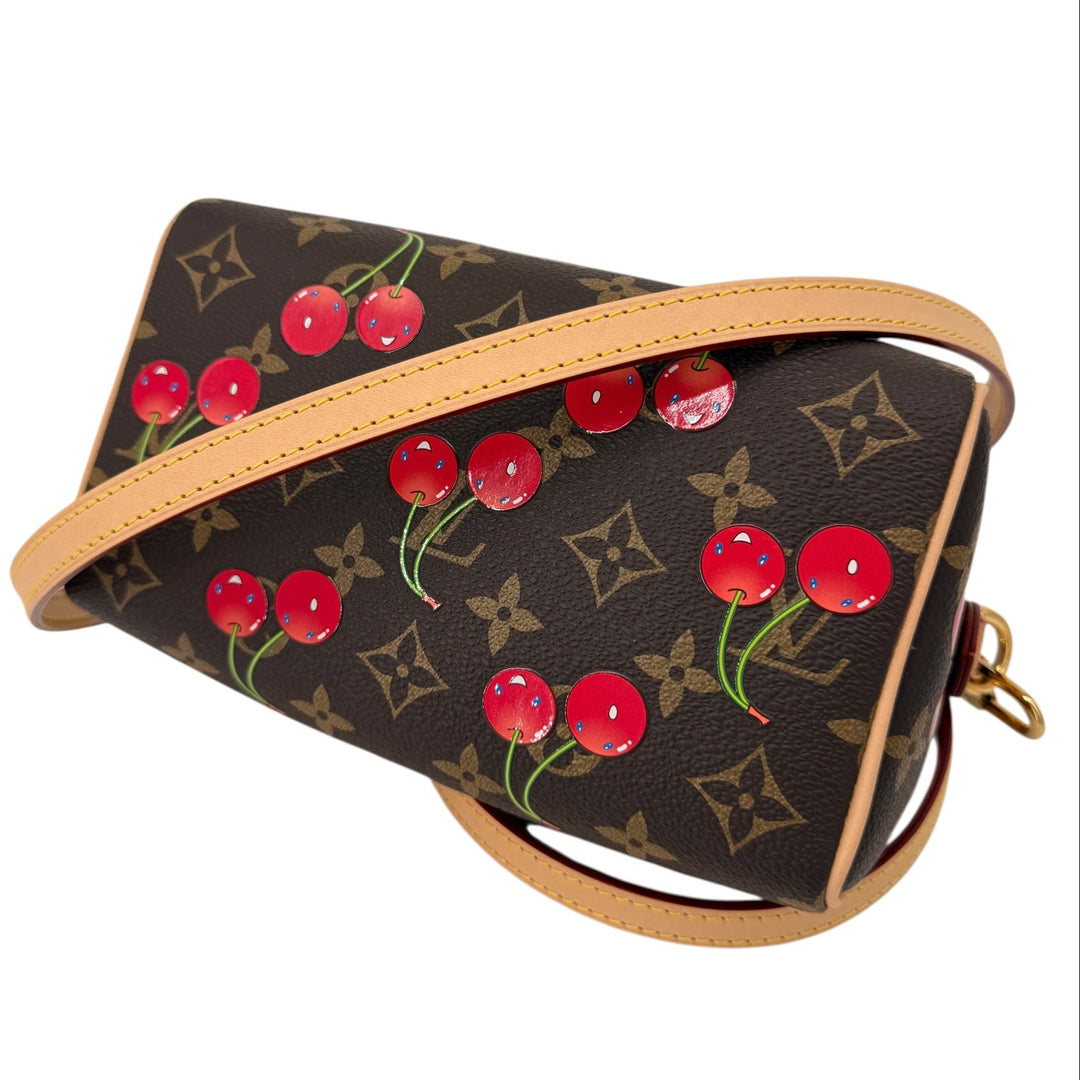 Louis Vuitton x Takashi Murakami Monogram Cerises Speedy Bandoulière 20