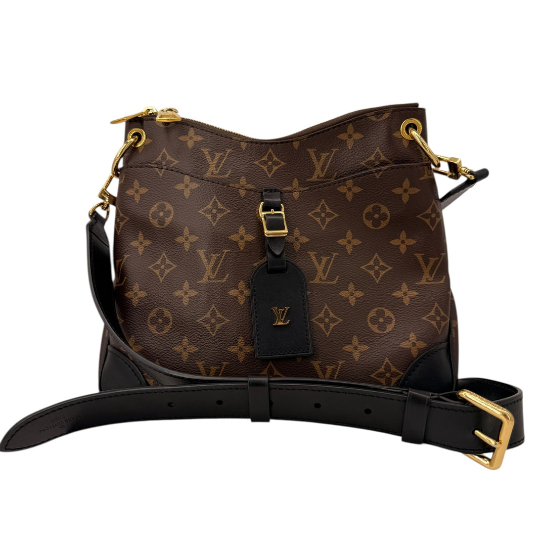 Louis Vuitton Monogram Odeon PM Black Crossbody Bag