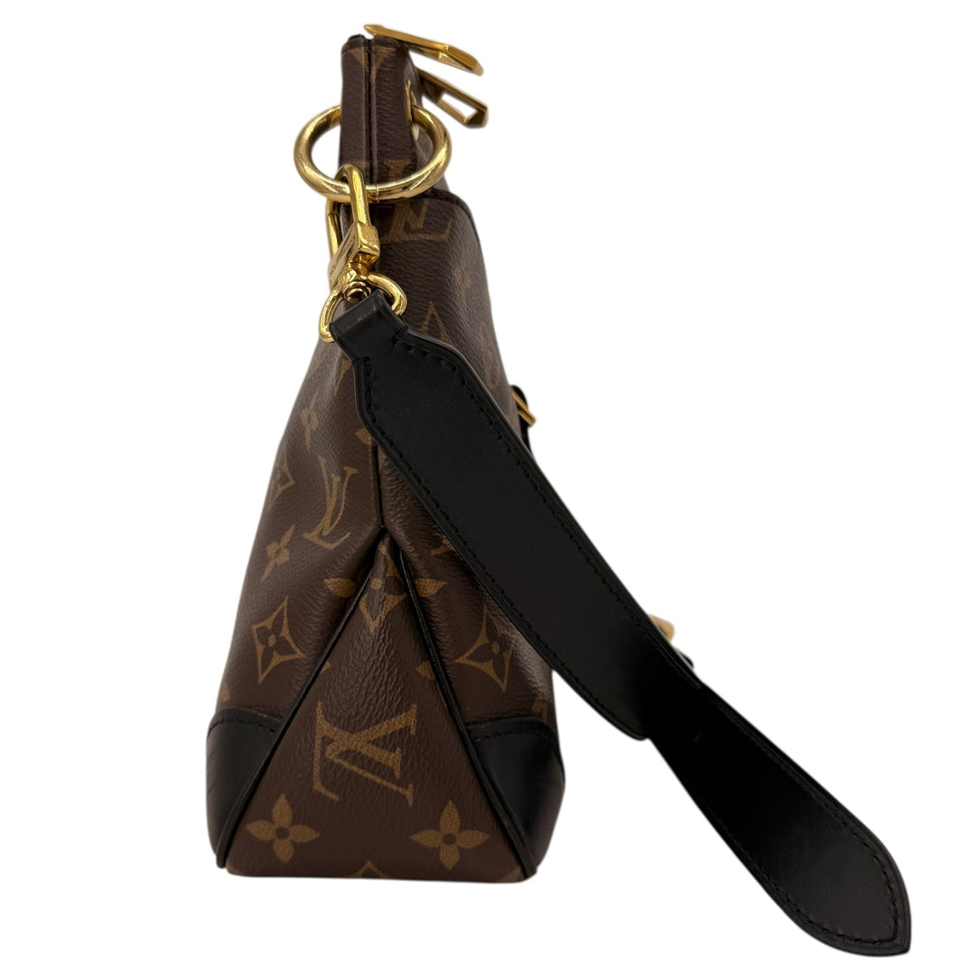 Louis Vuitton Monogram Odeon PM Black Crossbody Bag