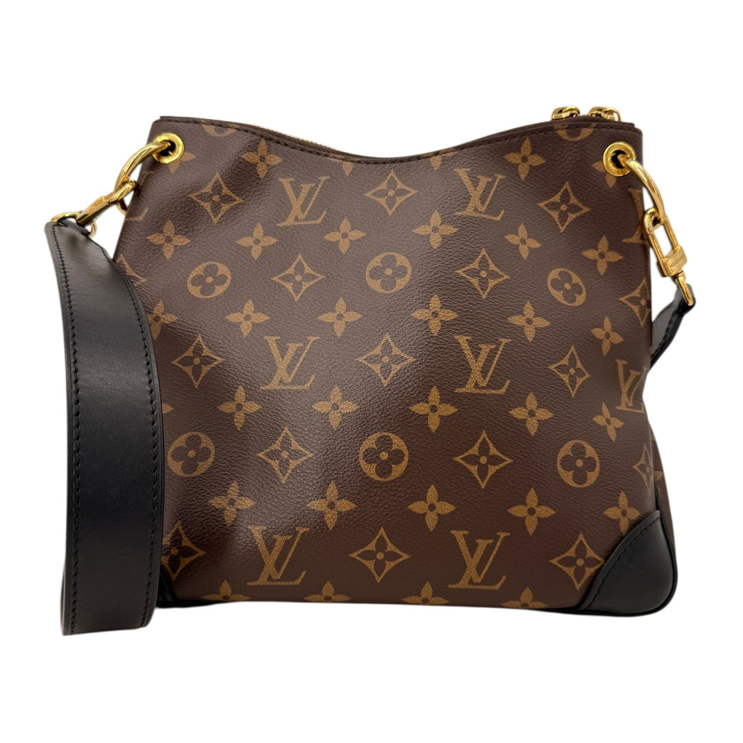 Louis Vuitton Monogram Odeon PM Black Crossbody Bag