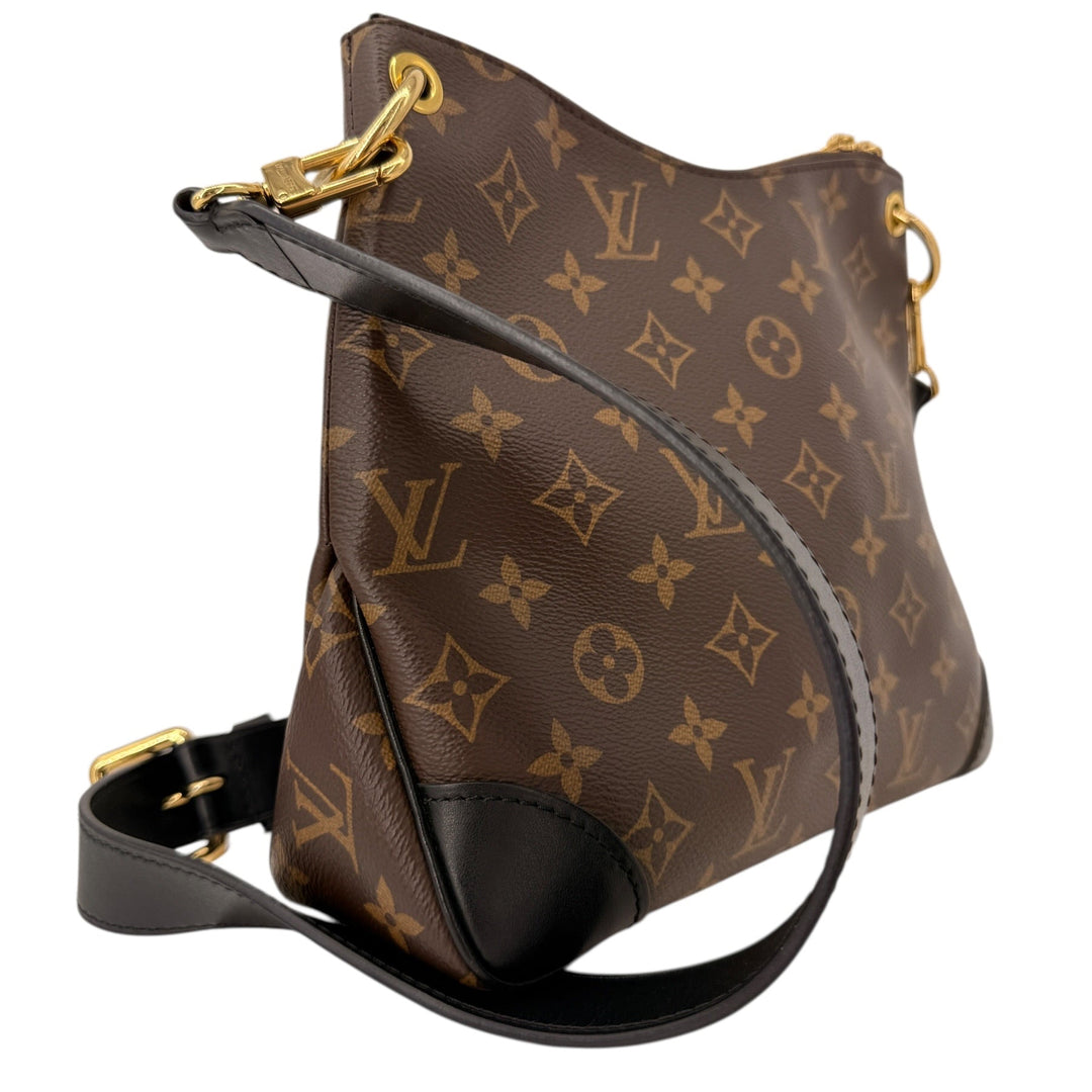 Louis Vuitton Monogram Odeon PM Black Crossbody Bag