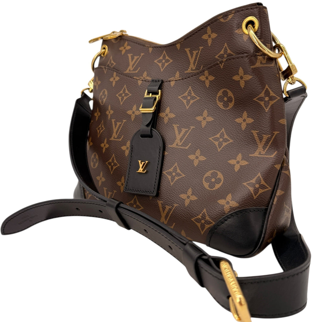 Louis Vuitton Monogram Odeon PM Black Crossbody Bag