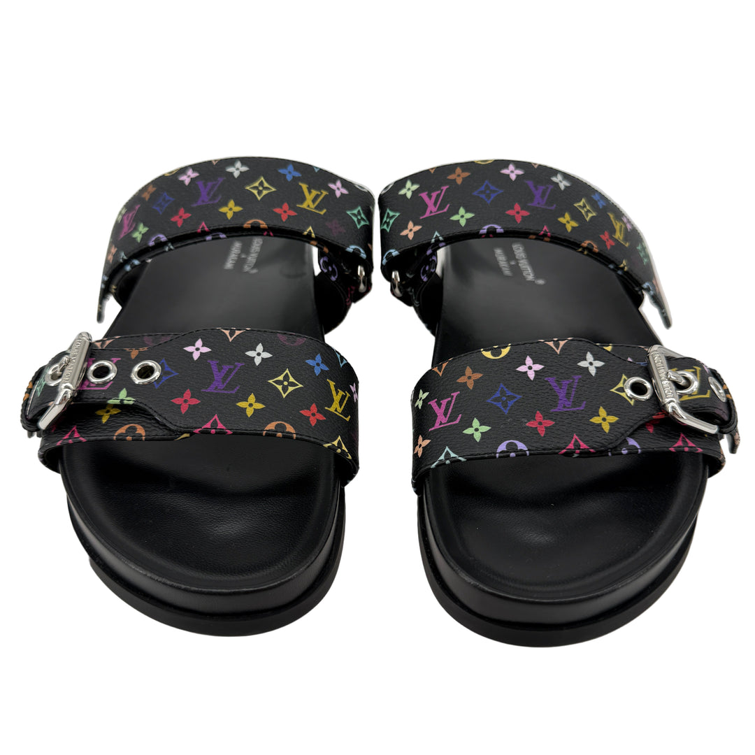 Louis Vuitton × Murakami LV Sunset Flat Comfort Sandals | LuxLoveLouis
