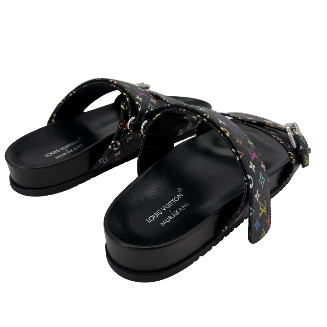 Louis Vuitton × Murakami LV Sunset Flat Comfort Sandals | LuxLoveLouis
