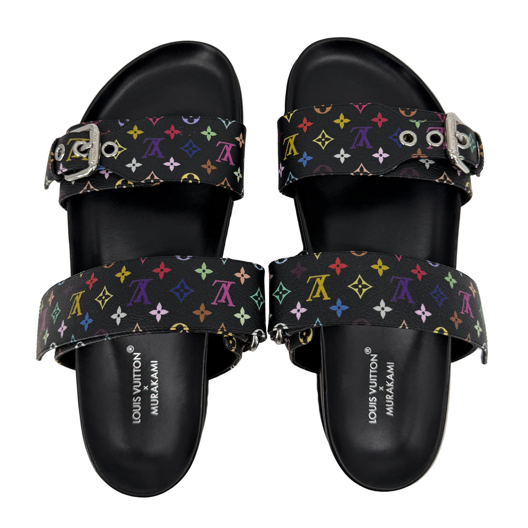 Louis Vuitton × Murakami LV Sunset Flat Comfort Sandals | LuxLoveLouis