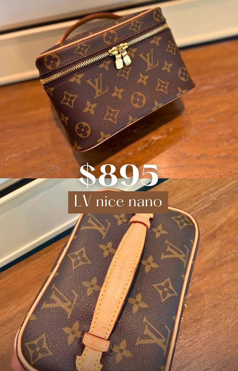 LOUIS VUITTON nice nano AND small kirigami