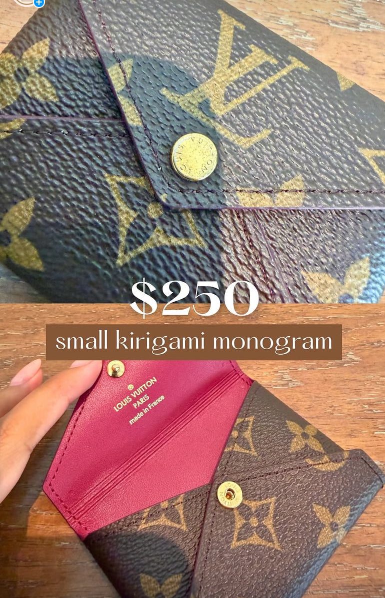 LOUIS VUITTON nice nano AND small kirigami