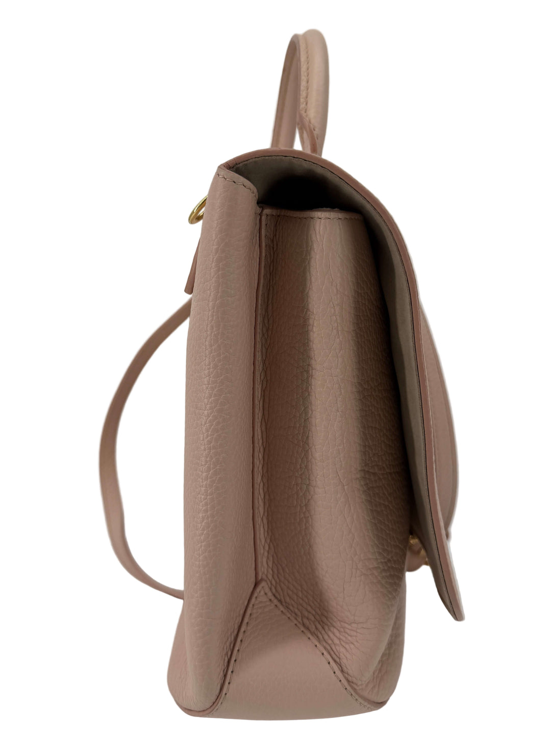 Louis Vuitton Taurillon Volta Magnolia Pink | Authentic | LuxLoveLouis side view showcasing the soft Taurillon leather.