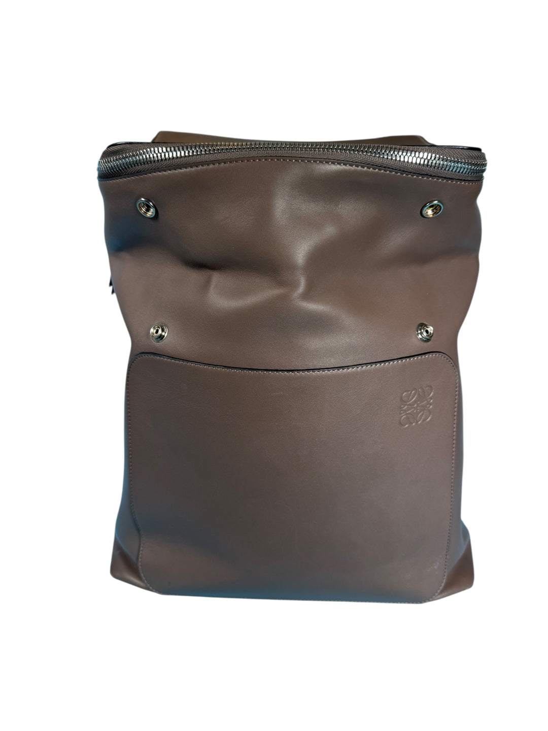 Loewe Goya Backpack in Taupe Smooth Calfskin Leather
