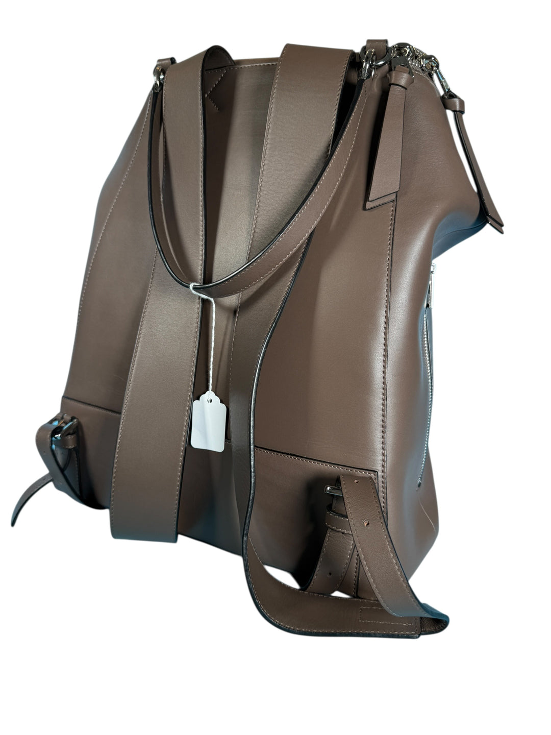 Loewe Goya Backpack in Taupe Smooth Calfskin Leather