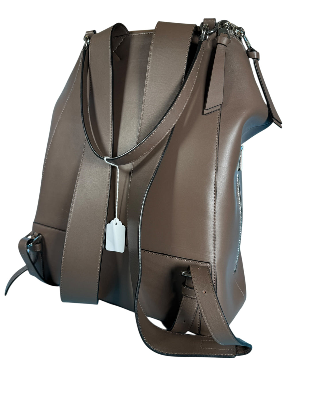 Loewe Goya Backpack in Taupe Smooth Calfskin Leather