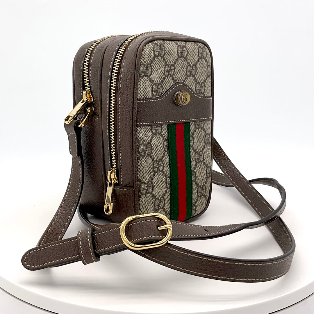 Gucci double zip crossbody bag Clearance