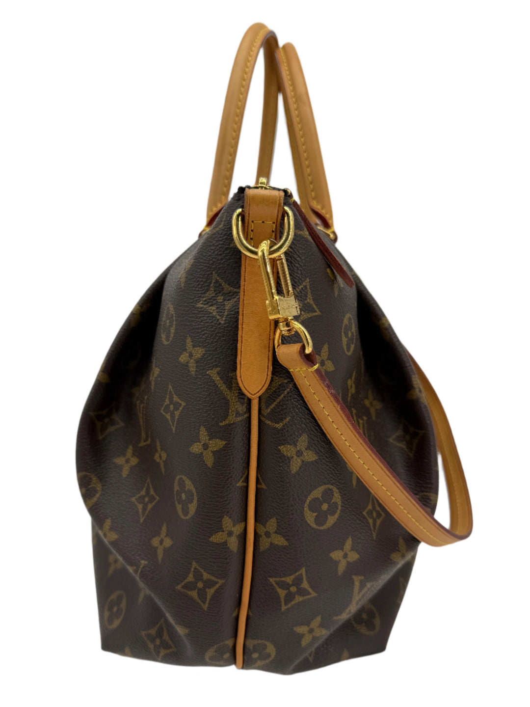 Louis Vuitton Turenne PM – Monogram Canvas with Vachetta Leather &amp; Plum Interior