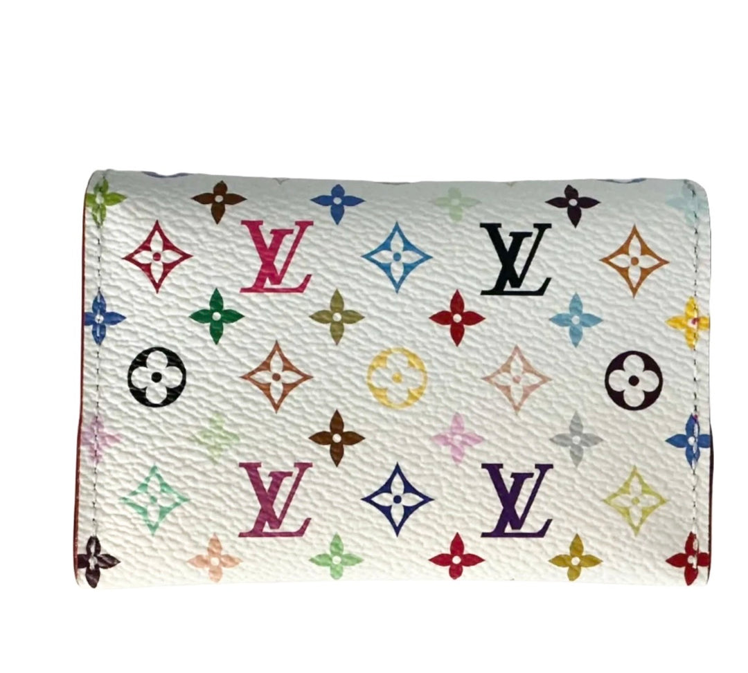 Louis Vuitton x Takashi Murakami Slim Card Holder – Multicolor White