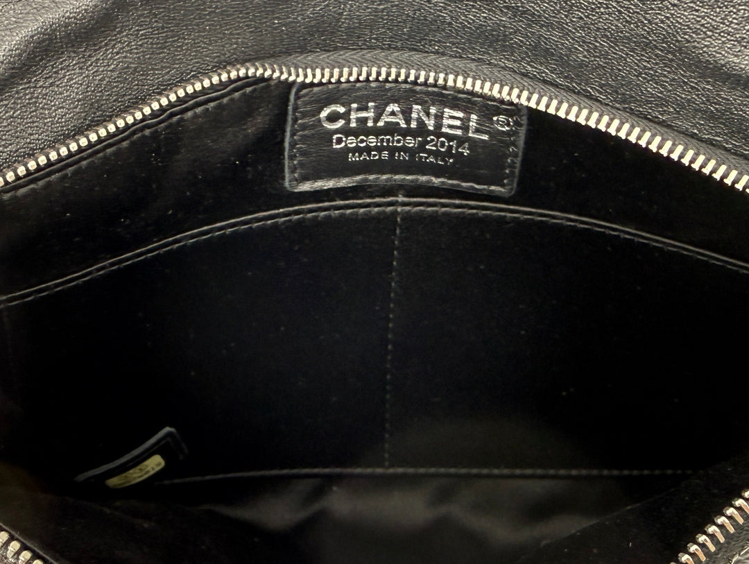 Chanel Quilted Glitter Crossbody Bag Black – Limited Edition | LuxLoveLouis