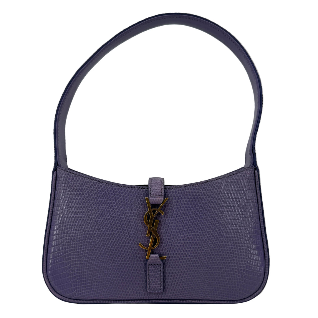 Saint Laurent Le 5 A 7 Hobo Bag in Python Leather