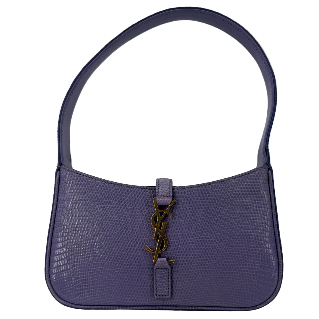 Saint Laurent Le 5 A 7 Hobo Bag in Python Leather