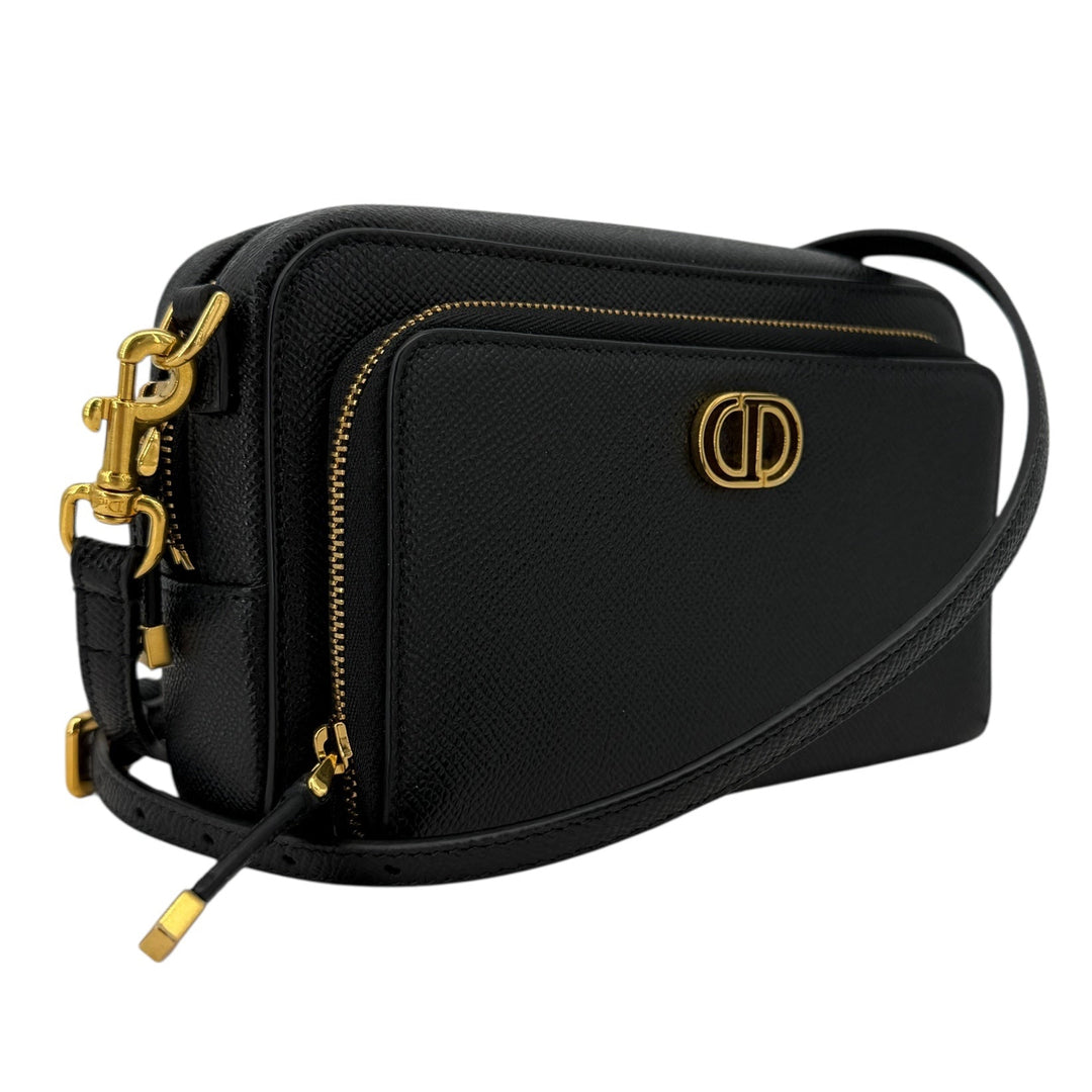 Christian Dior Caro Double Pouch Black | LuxLoveLouis