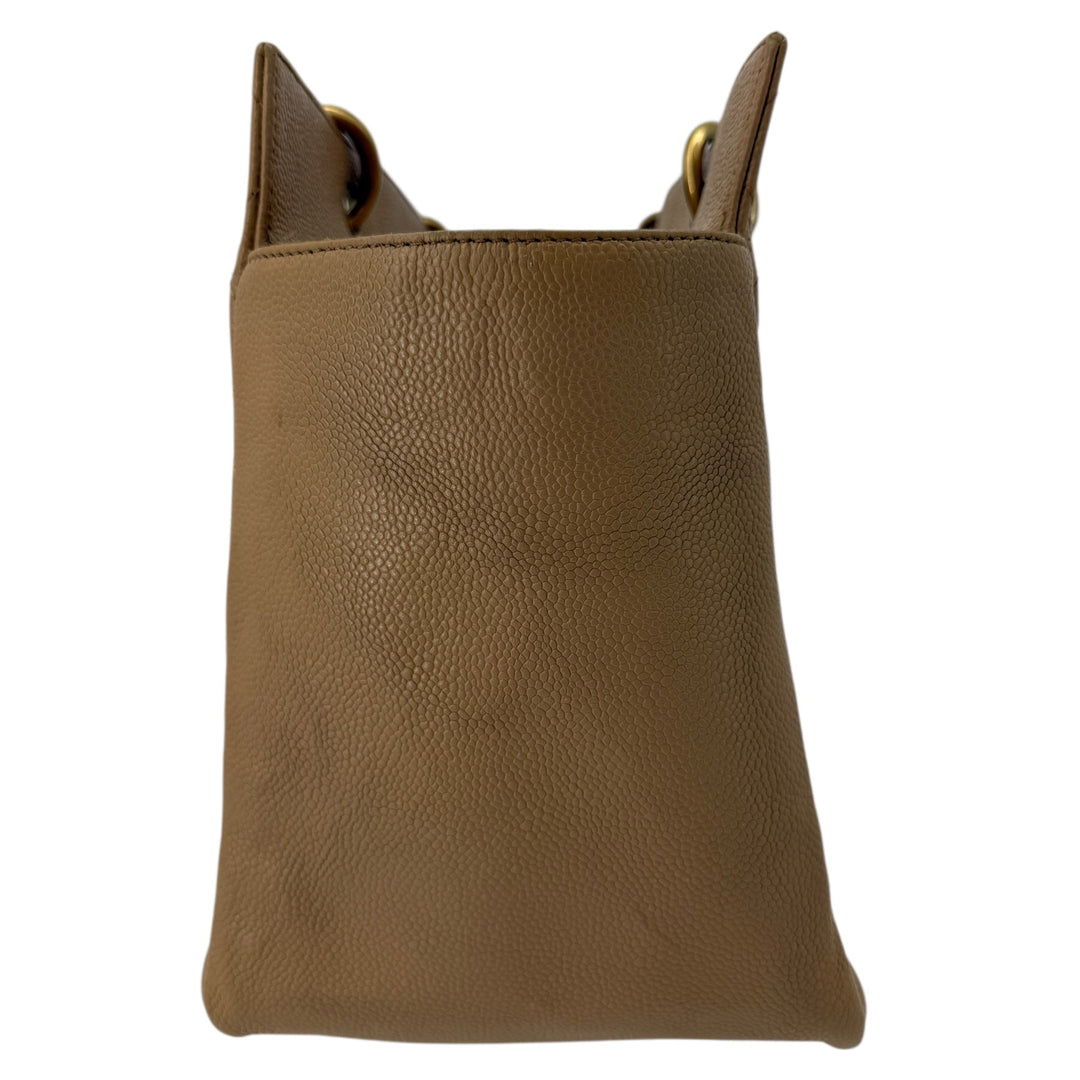 Chanel Caviar Quilted Grand Shopping Tote GST Beige | LuxLoveLouis