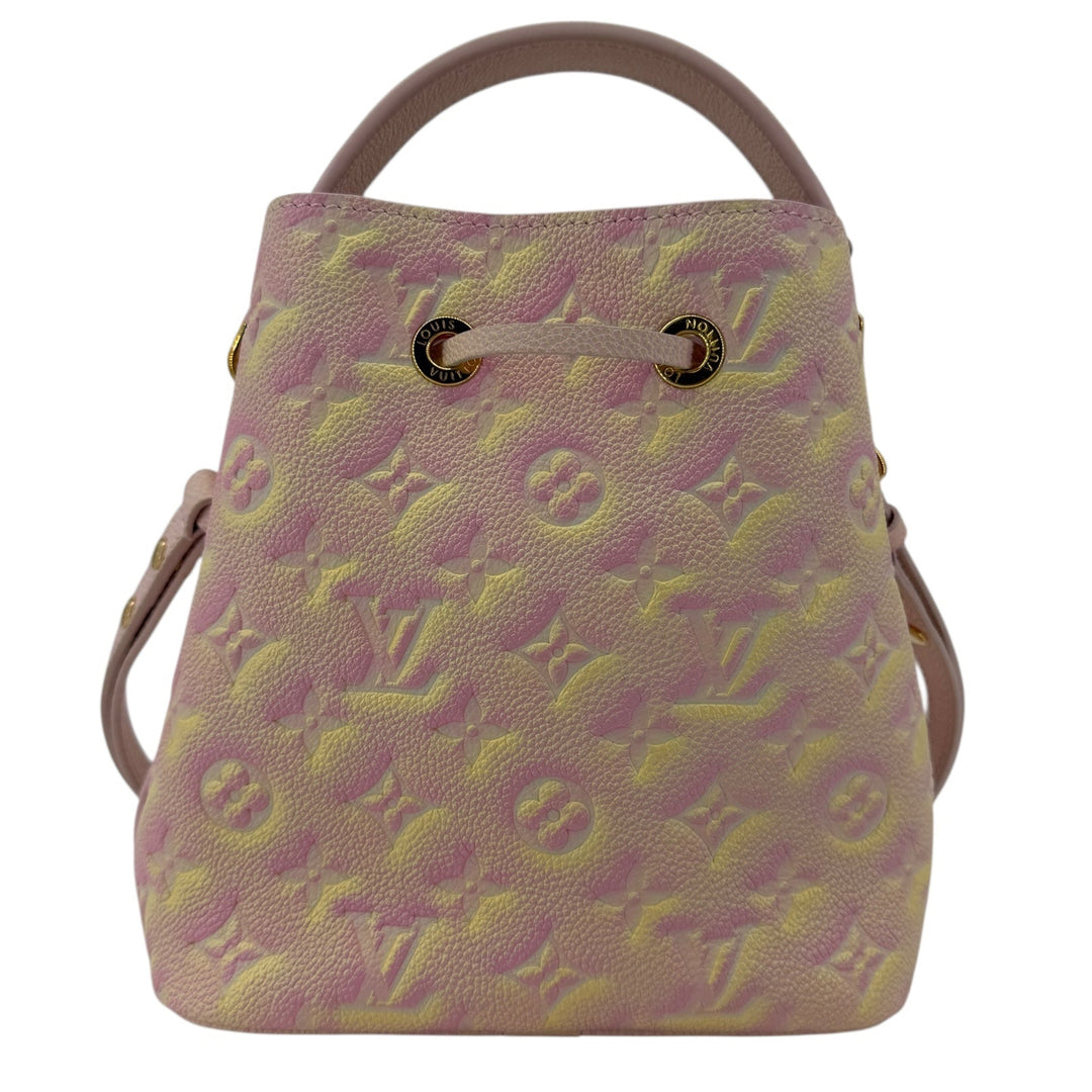 Louis Vuitton Empreinte Monogram Summer Stardust Néonoé BB Bucket Bag Pink