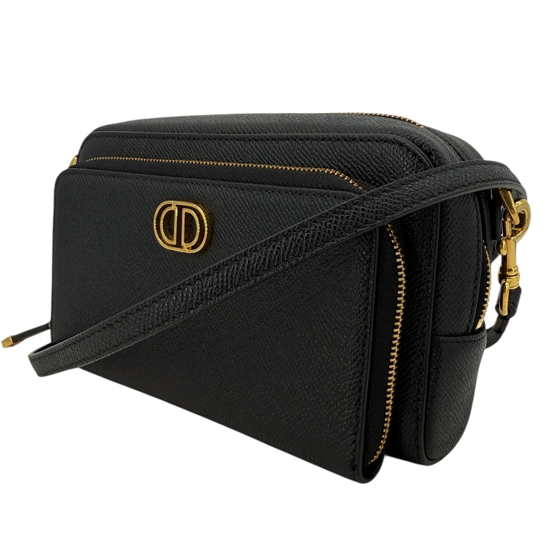 Christian Dior Caro Double Pouch Black | LuxLoveLouis