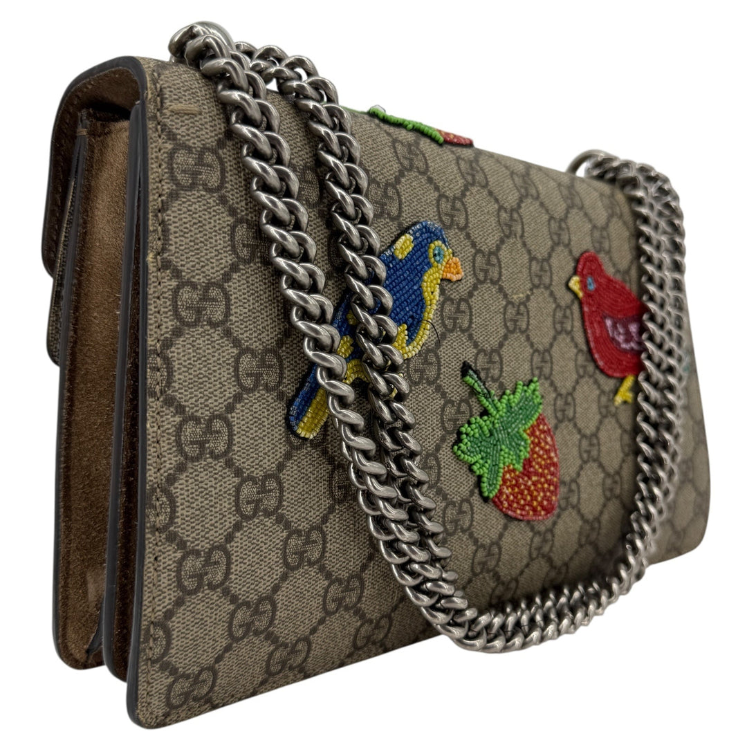 Gucci Dionysus GG Bead Embellished Small Shoulder Bag | LuxLoveLouis