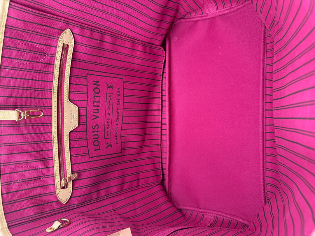 Louis Vuitton Monogram Neverfull GM Pivoine Interior | LuxLoveLouis