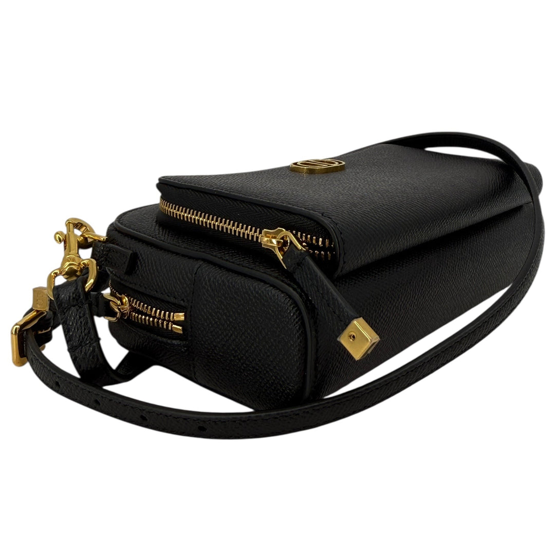 Christian Dior Caro Double Pouch Black | LuxLoveLouis