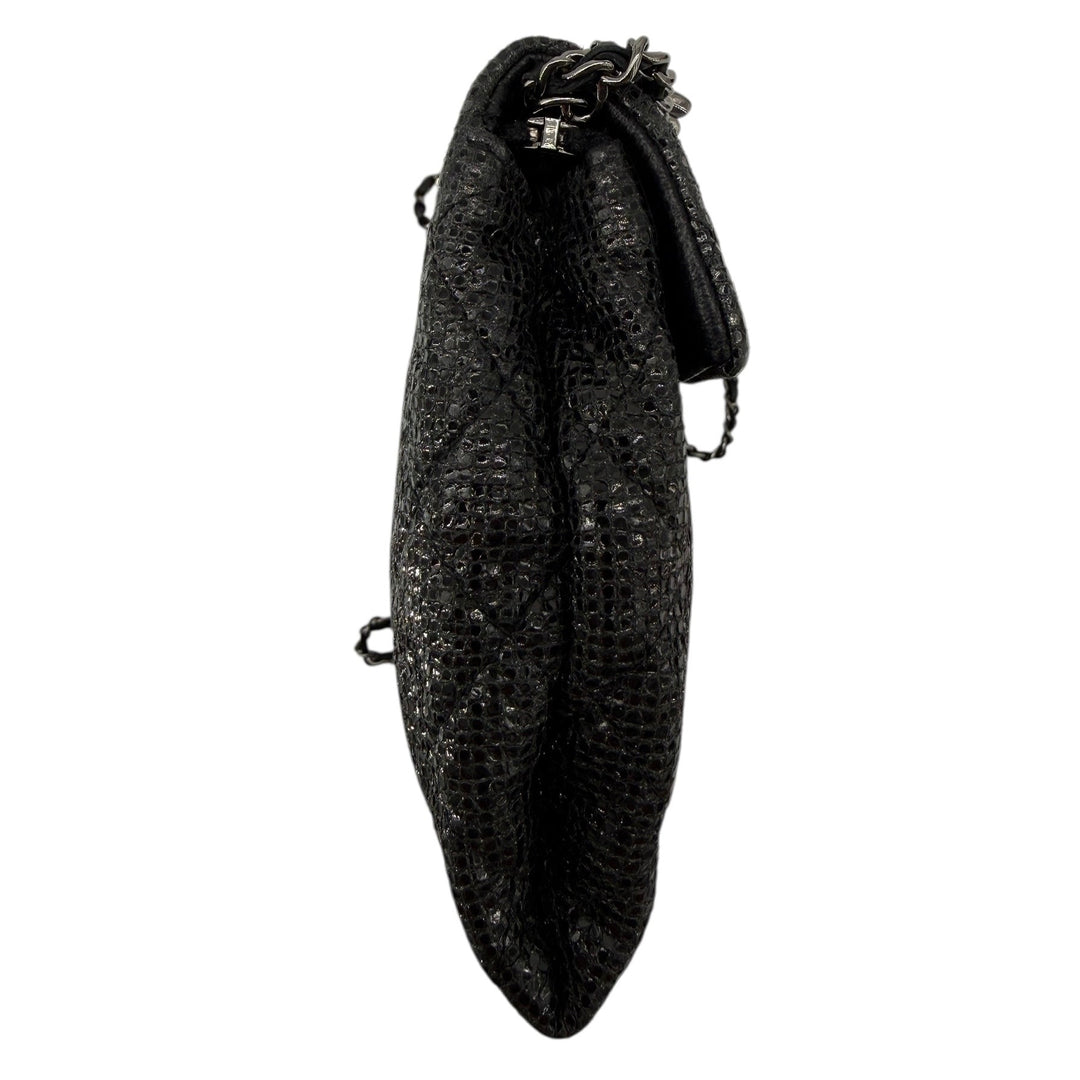 Chanel Quilted Glitter Crossbody Bag Black – Limited Edition | LuxLoveLouis