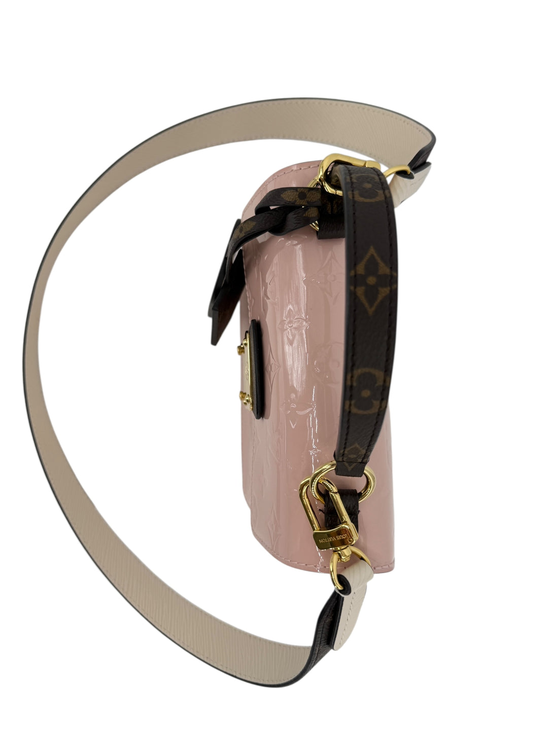 Louis Vuitton Vernis Spring Street Rose Ballerine Shoulder Bag